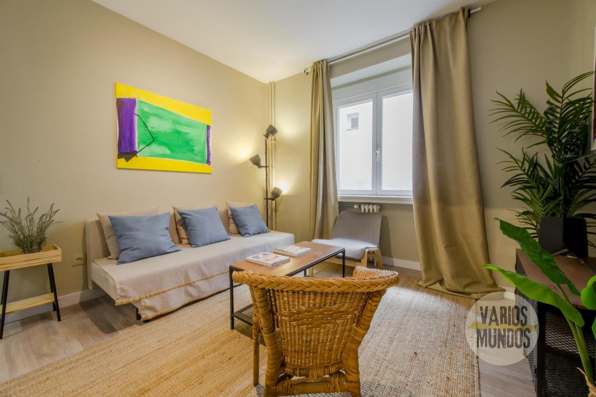 Practico Apt 7Pax En Calle Santa Ana Centro De 马德里 外观 照片