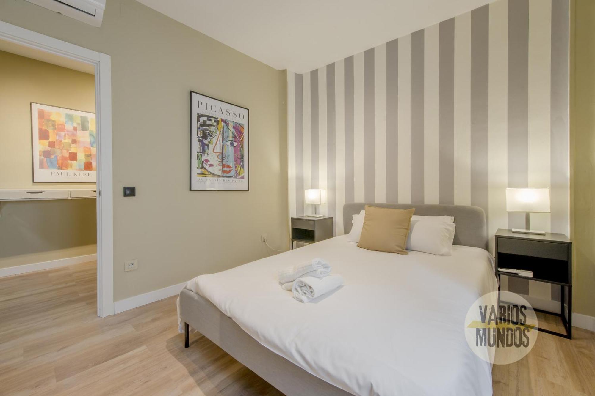 Practico Apt 7Pax En Calle Santa Ana Centro De 马德里 外观 照片