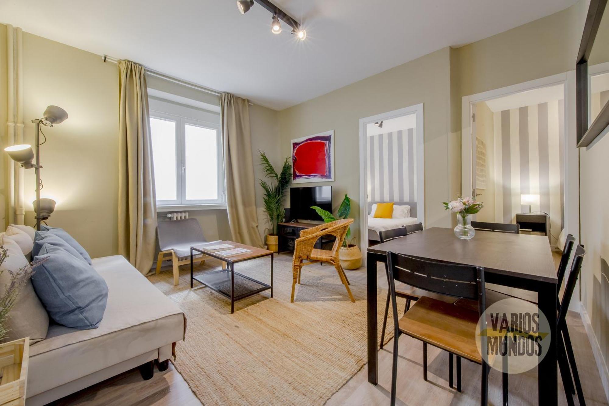 Practico Apt 7Pax En Calle Santa Ana Centro De 马德里 外观 照片