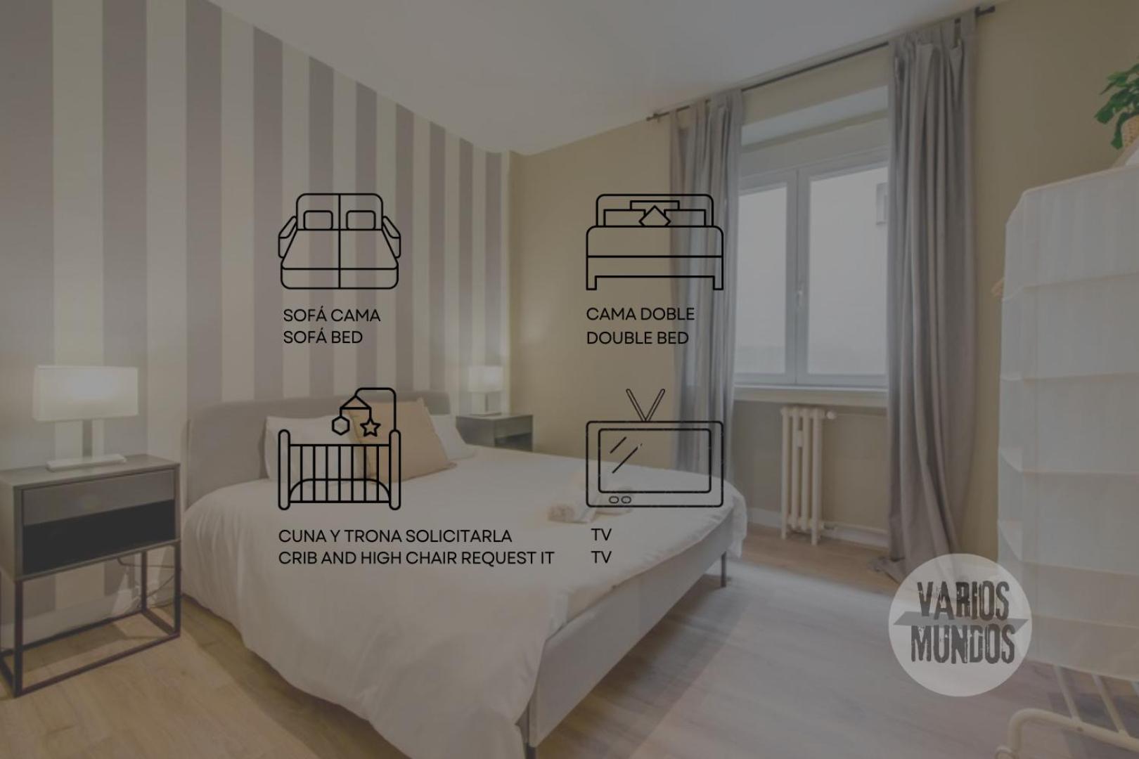 Practico Apt 7Pax En Calle Santa Ana Centro De 马德里 外观 照片